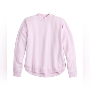 Ultrasoft Fleece Mockneck Sweatshirt Adoring Lilac